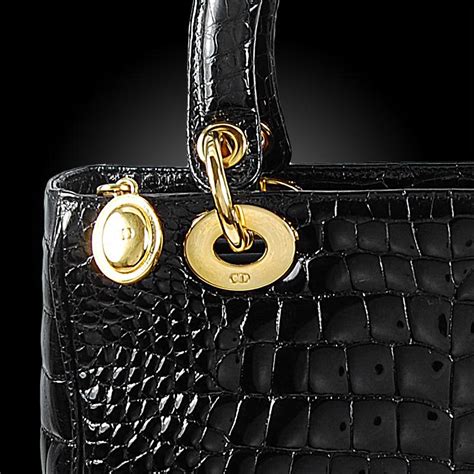 christian dior crocodile bag.